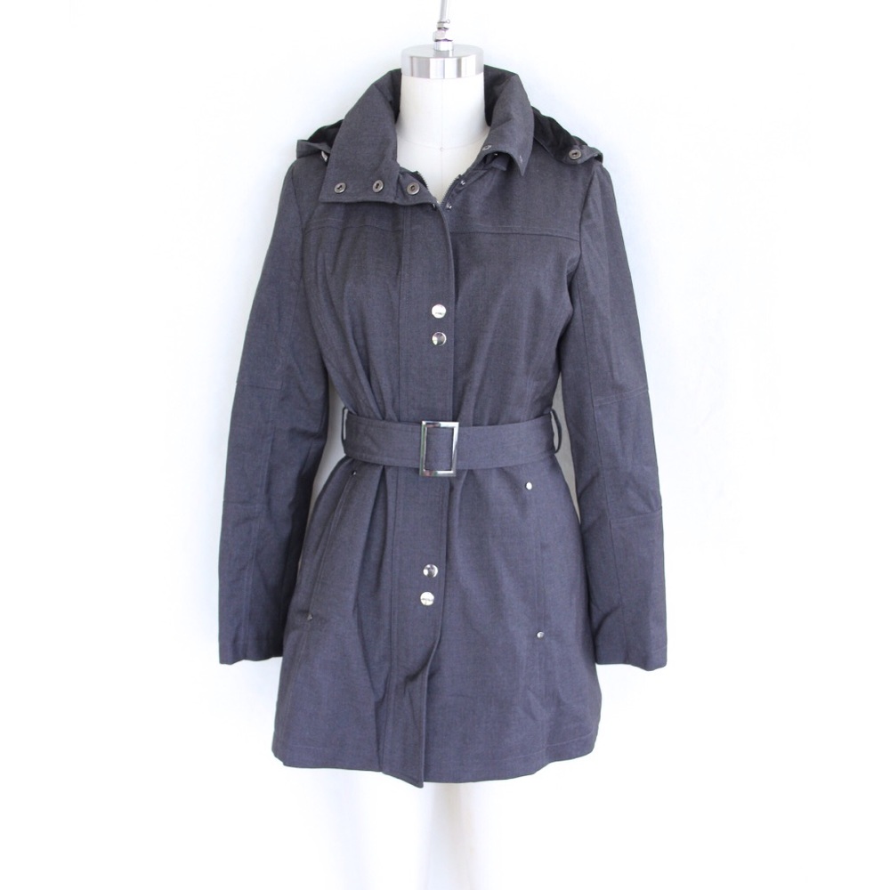 ✨HP✨ Kristen Blake Trench Coat w/ Detachable Hood - Picture 1 of 7